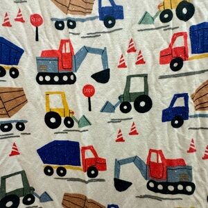 Little Sleepies Construction Trucks Crib Sheet